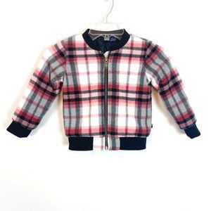 Tommy Hilfiger Girls Plaid Long Sleeve Jacket Size 4T